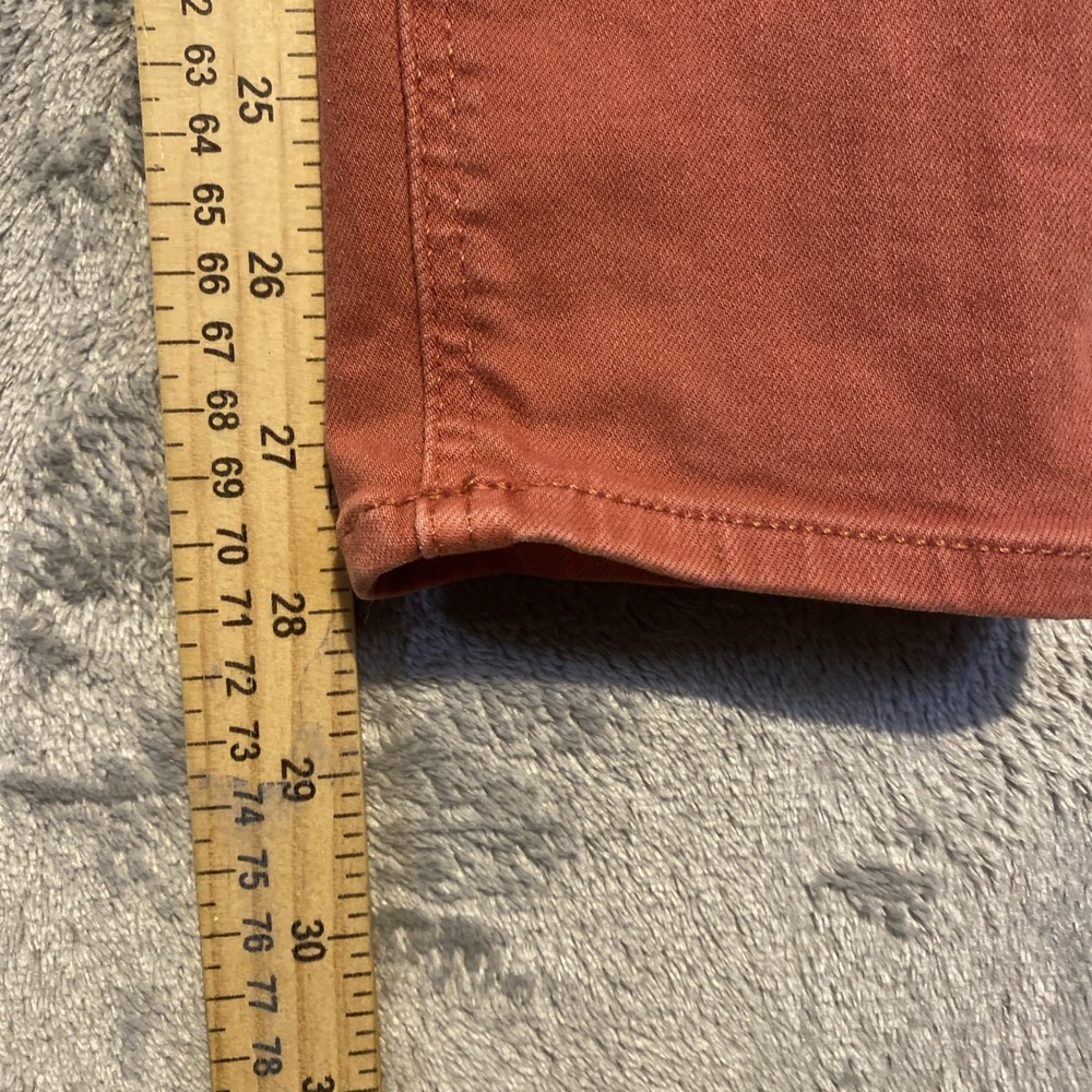 Old Navy Pants‎ Jeans Women Sz 6 Coral Rockstar  Skinny High Rise Preppy Hipster - Picture 6 of 10